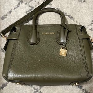 Michael Kors Belted Mercer Satchel Crossbody